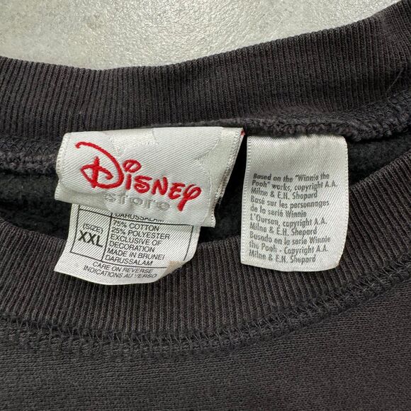 VTG Disney Tigger Winnie The Pooh Grey Crewneck Sweater Size XXL Vintage Fade - Picture 2 of 8